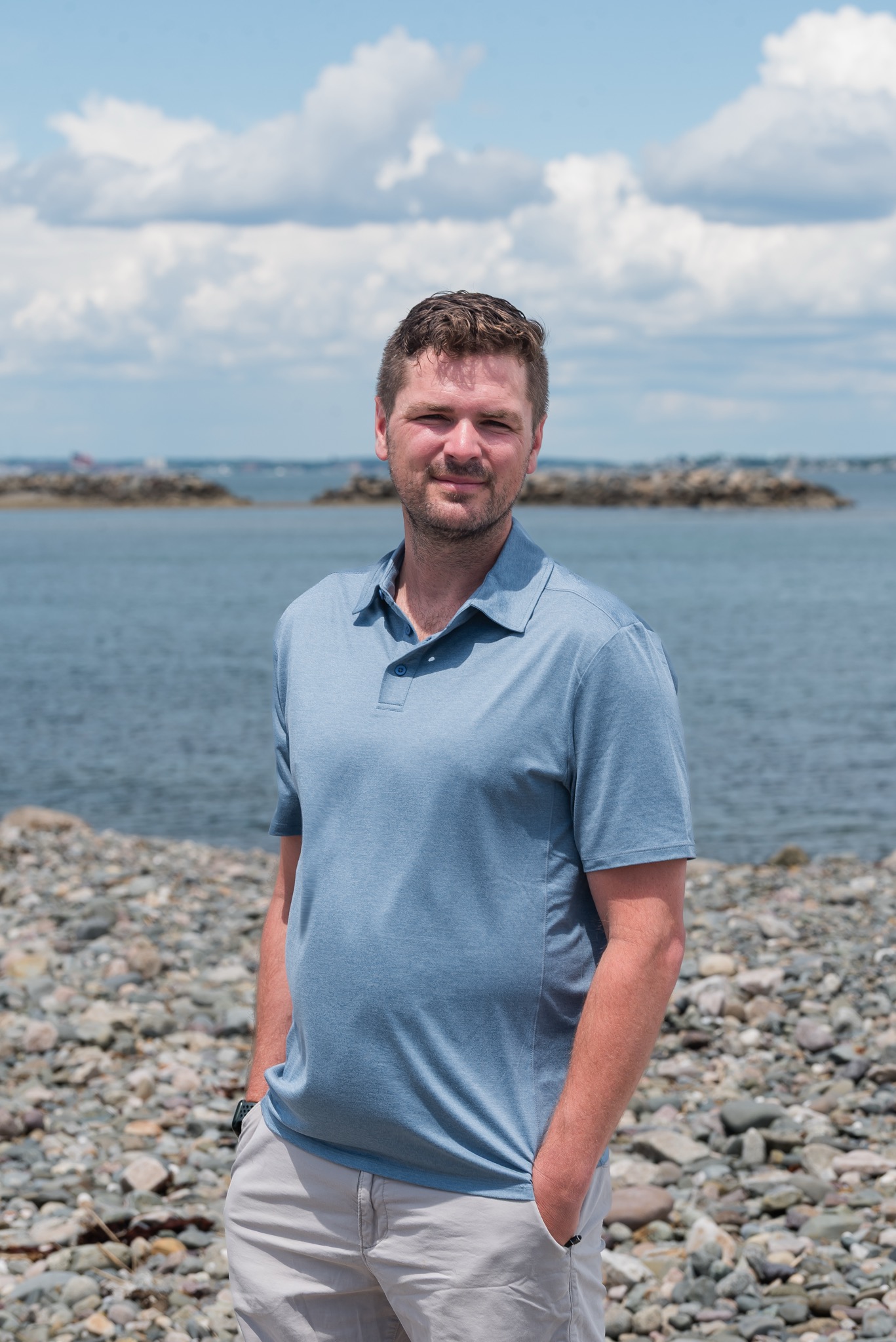 Lee Meyer on Winthrop Beach